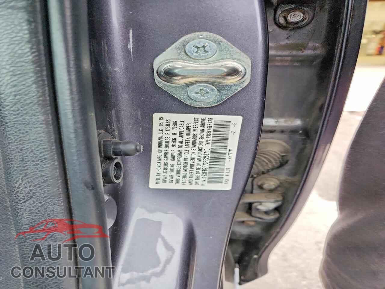 HONDA CIVIC 2015 - 19XFB2F73FE268710