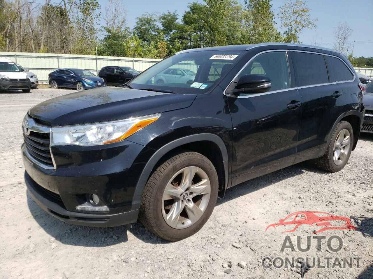 TOYOTA HIGHLANDER 2016 - 5TDDKRFH6GS337664