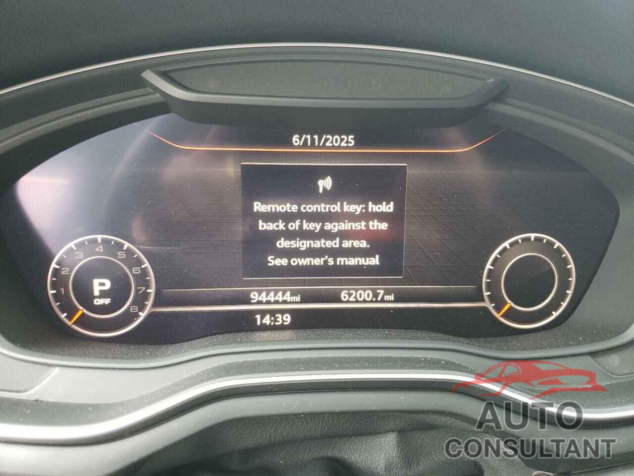 AUDI A5 2019 - WAUENCF54KA010438