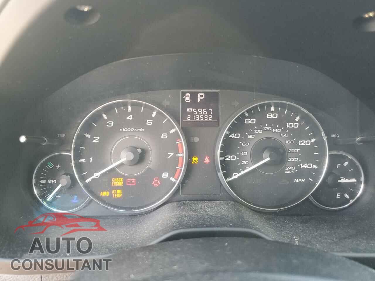 SUBARU OUTBACK 2011 - 4S4BRBCC4B3365259