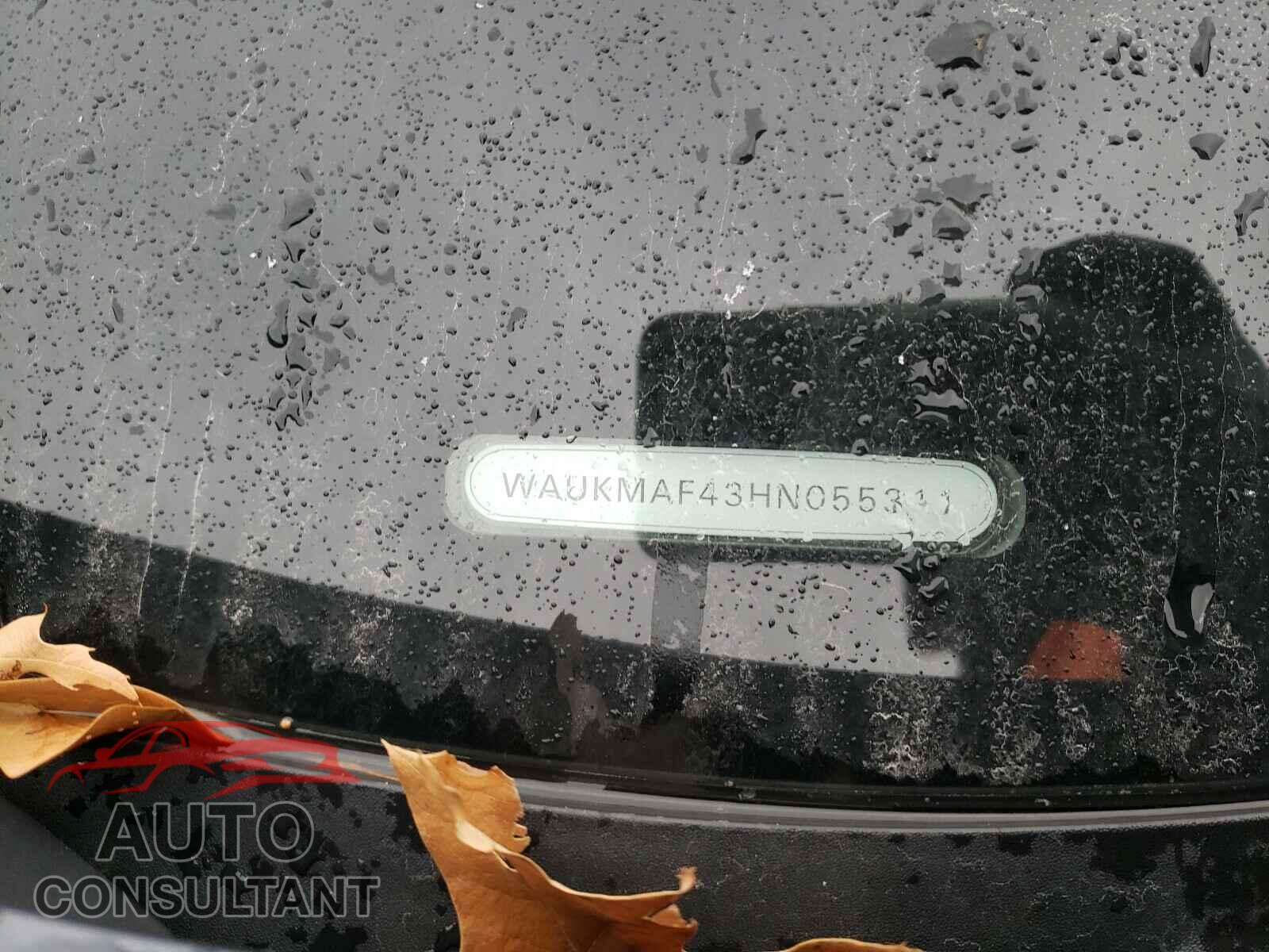 AUDI A4 2017 - WAUKMAF43HN055311