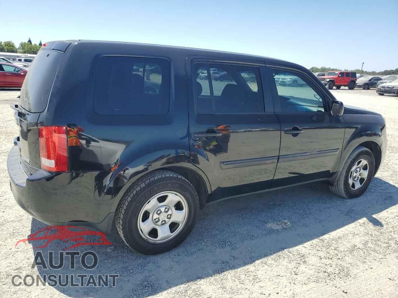 HONDA PILOT 2012 - 5FNYF4H26CB065892