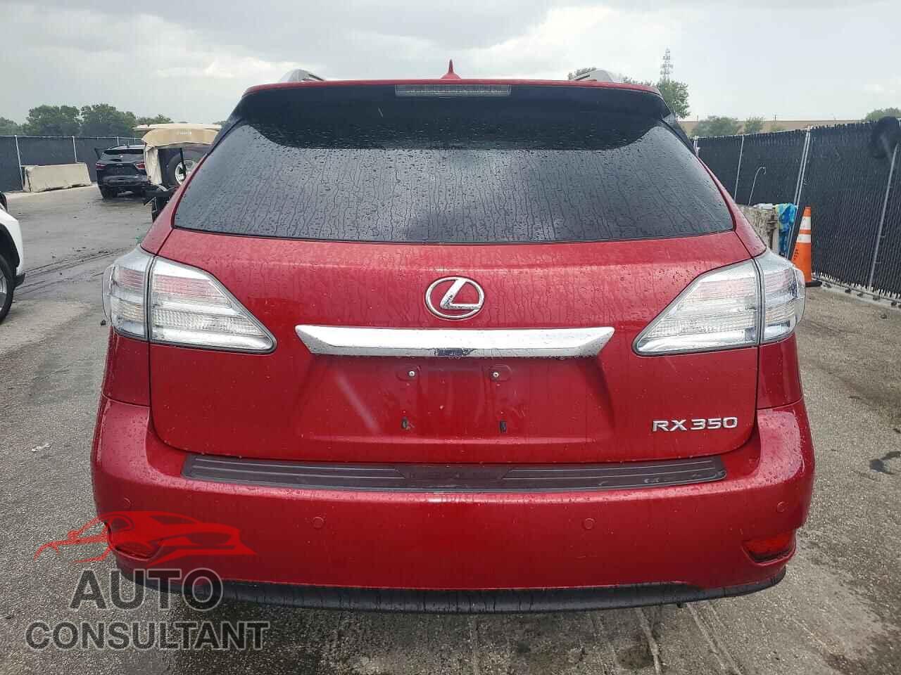LEXUS RX350 2011 - 2T2ZK1BA1BC043473