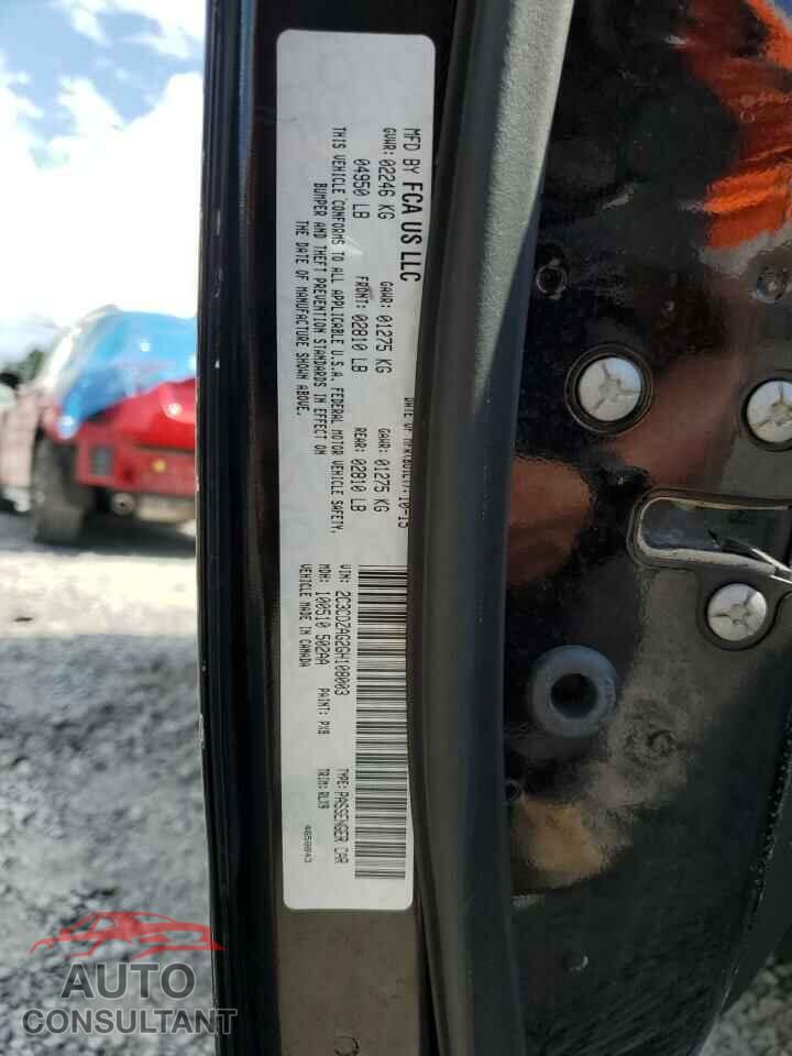 DODGE CHALLENGER 2016 - 2C3CDZAG2GH108003