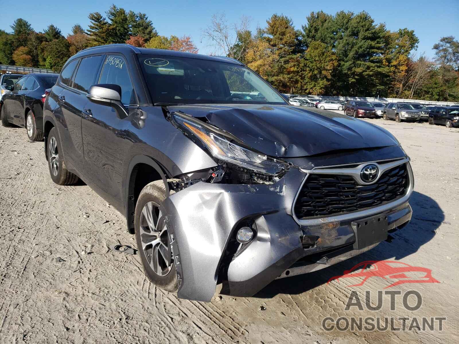 TOYOTA HIGHLANDER 2020 - 5TDGZRBH7LS040007