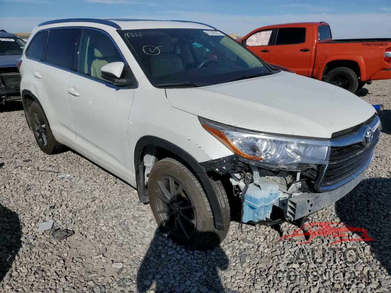 TOYOTA HIGHLANDER 2016 - 5TDDKRFH2GS251803