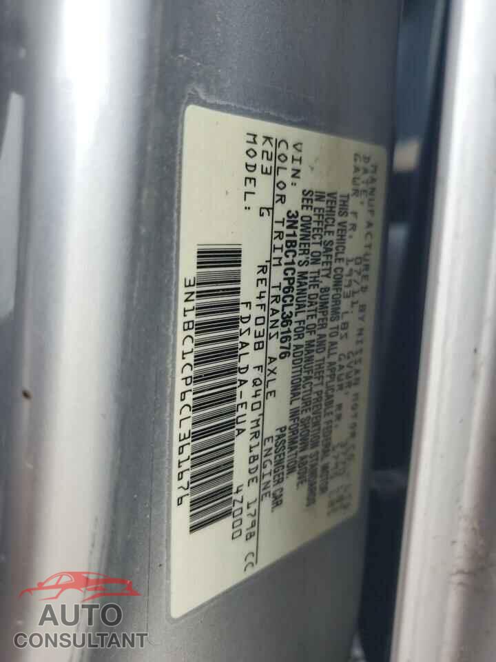 NISSAN VERSA 2012 - 3N1BC1CP6CL361676