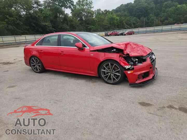 AUDI A4 2017 - WAUENAF48HN058697