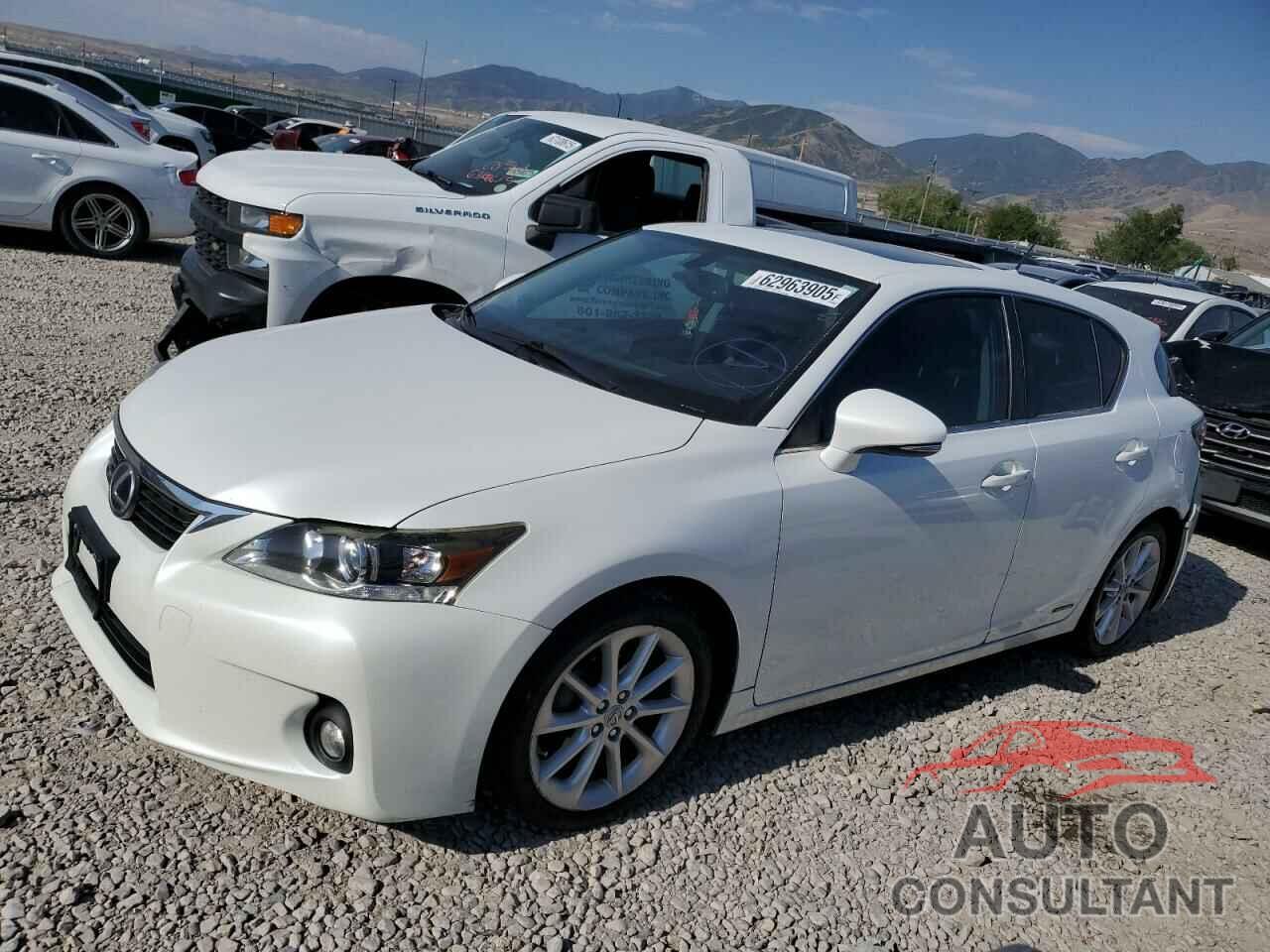 LEXUS CT 200 2013 - JTHKD5BH0D2171305