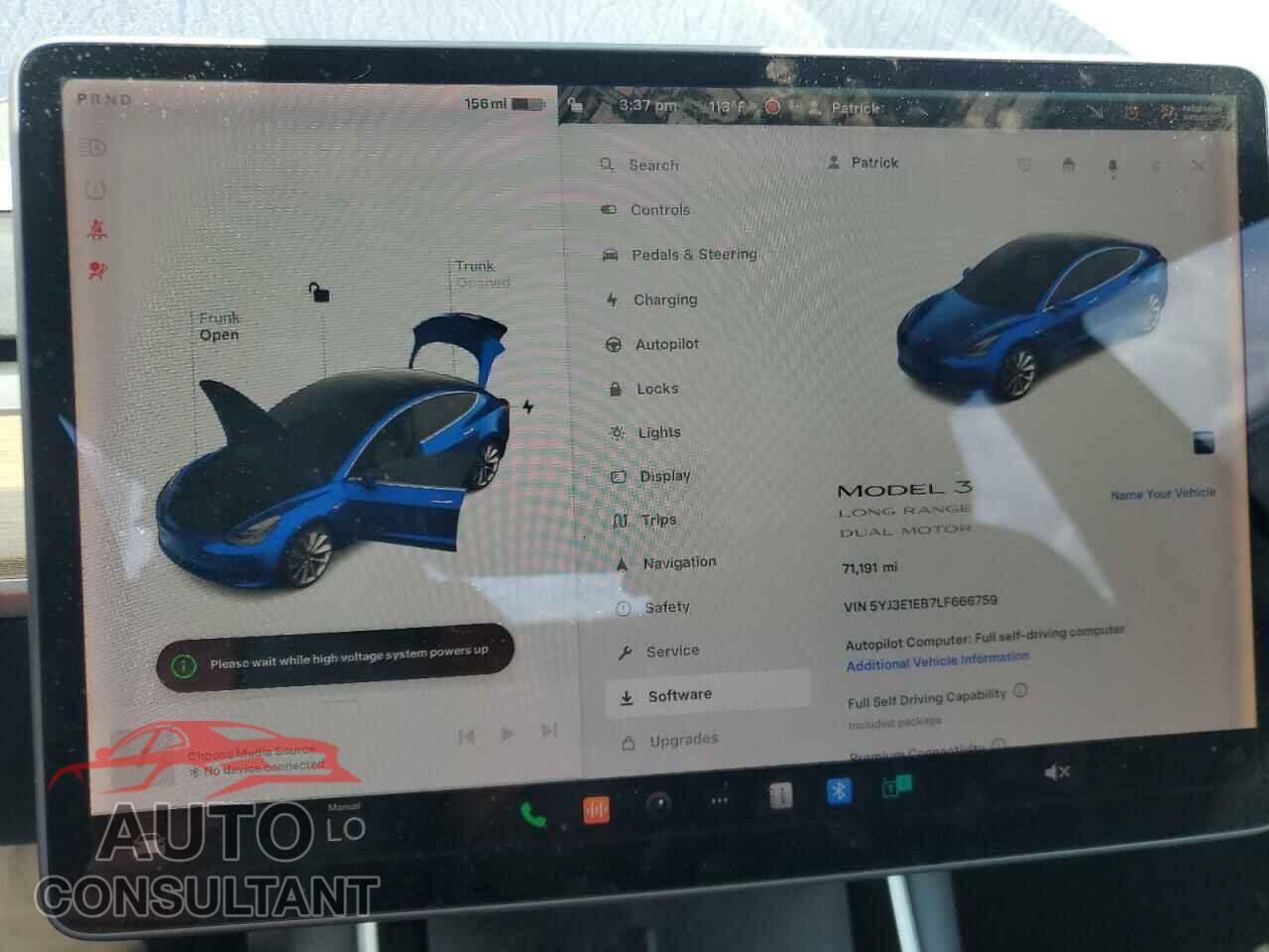 TESLA MODEL 3 2020 - 5YJ3E1EB7LF666759