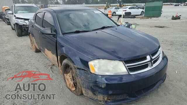 DODGE AVENGER 2013 - 1C3CDZAB6DN596377