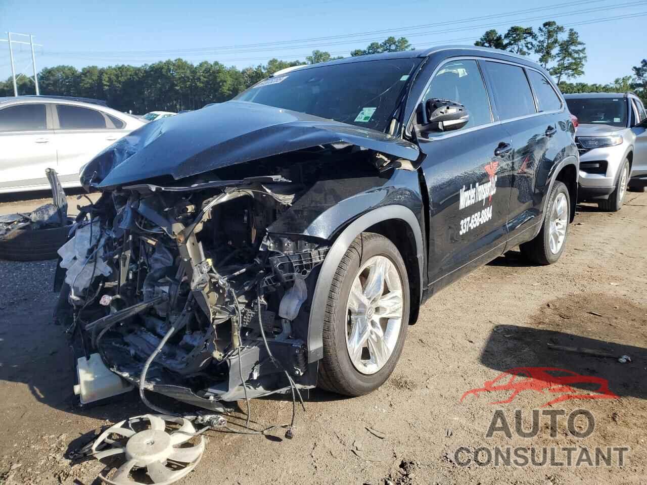 TOYOTA HIGHLANDER 2018 - 5TDYZRFH6JS242705