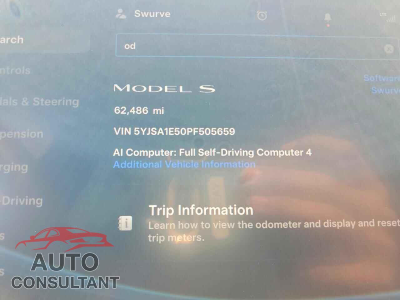 TESLA MODEL S 2023 - 5YJSA1E50PF505659