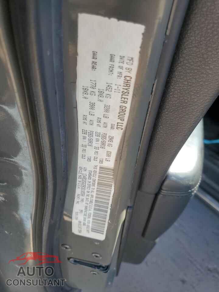 DODGE DURANGO 2011 - 1D4RD2GG2BC618550