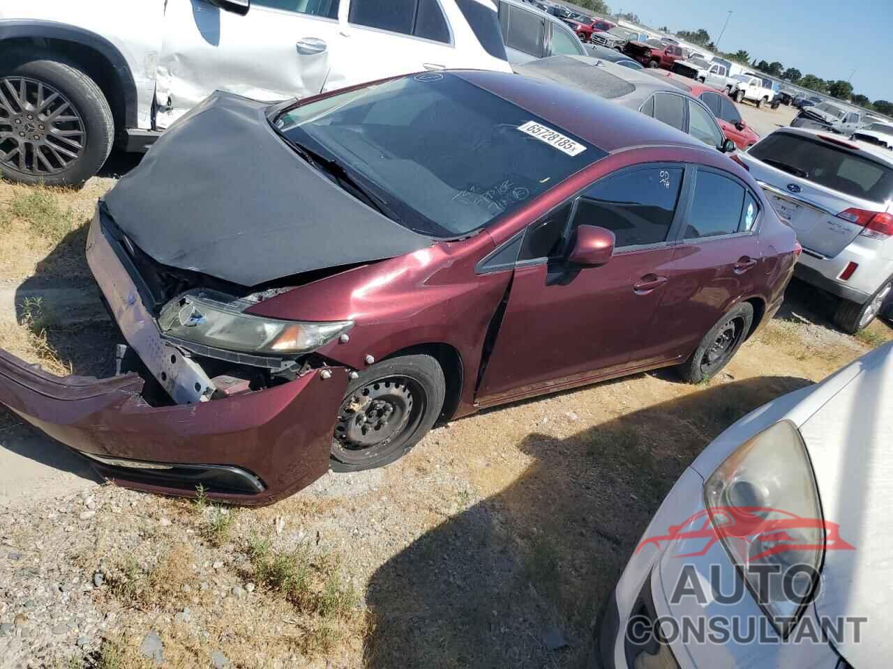 HONDA CIVIC 2013 - 19XFB2F57DE267118