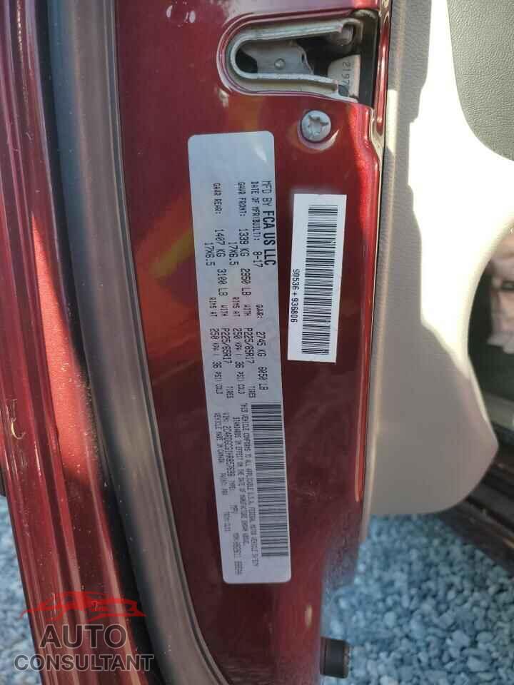 DODGE CARAVAN 2017 - 2C4RDGCG1HR857698