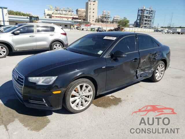 AUDI A4 2018 - WAUDNAF49JA124599