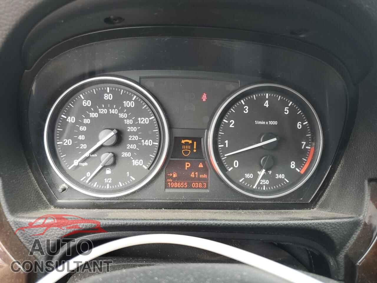 BMW 3 SERIES 2011 - WBAKF9C59BE619086