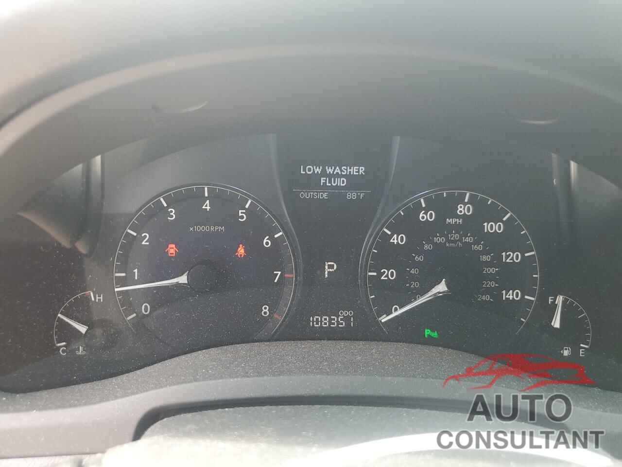 LEXUS RX350 2010 - 2T2ZK1BA9AC037550