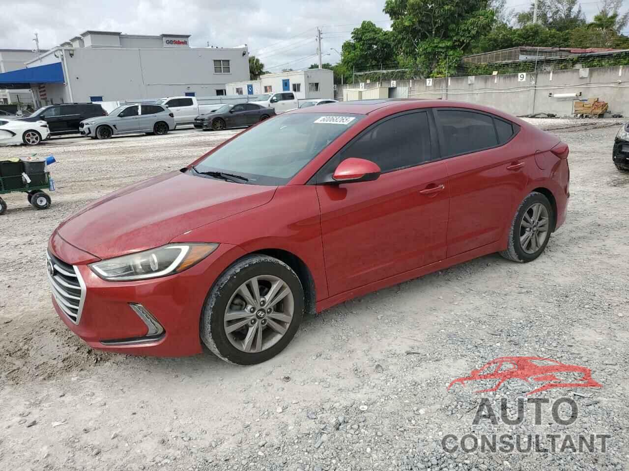 HYUNDAI ELANTRA 2017 - KMHD84LF5HU410505