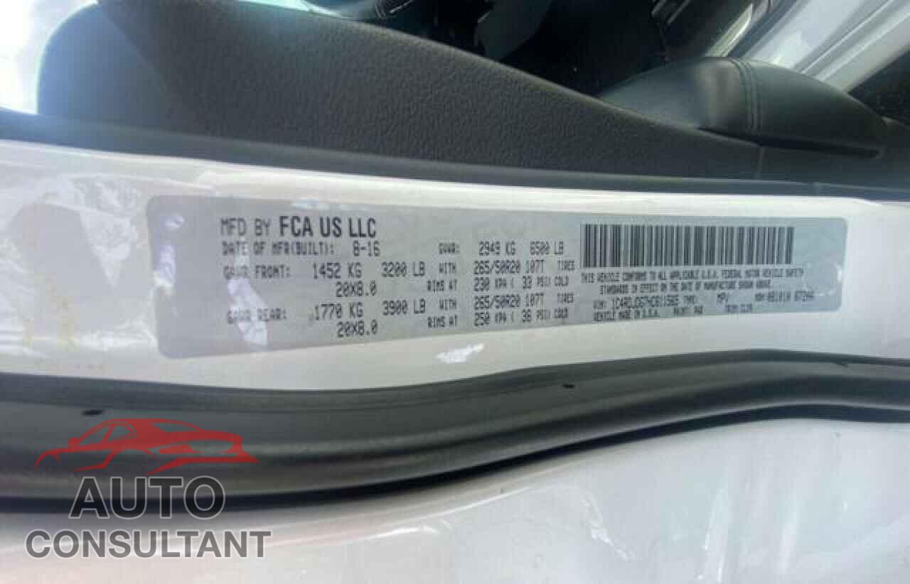 DODGE DURANGO 2017 - 1C4RDJDG7HC611565