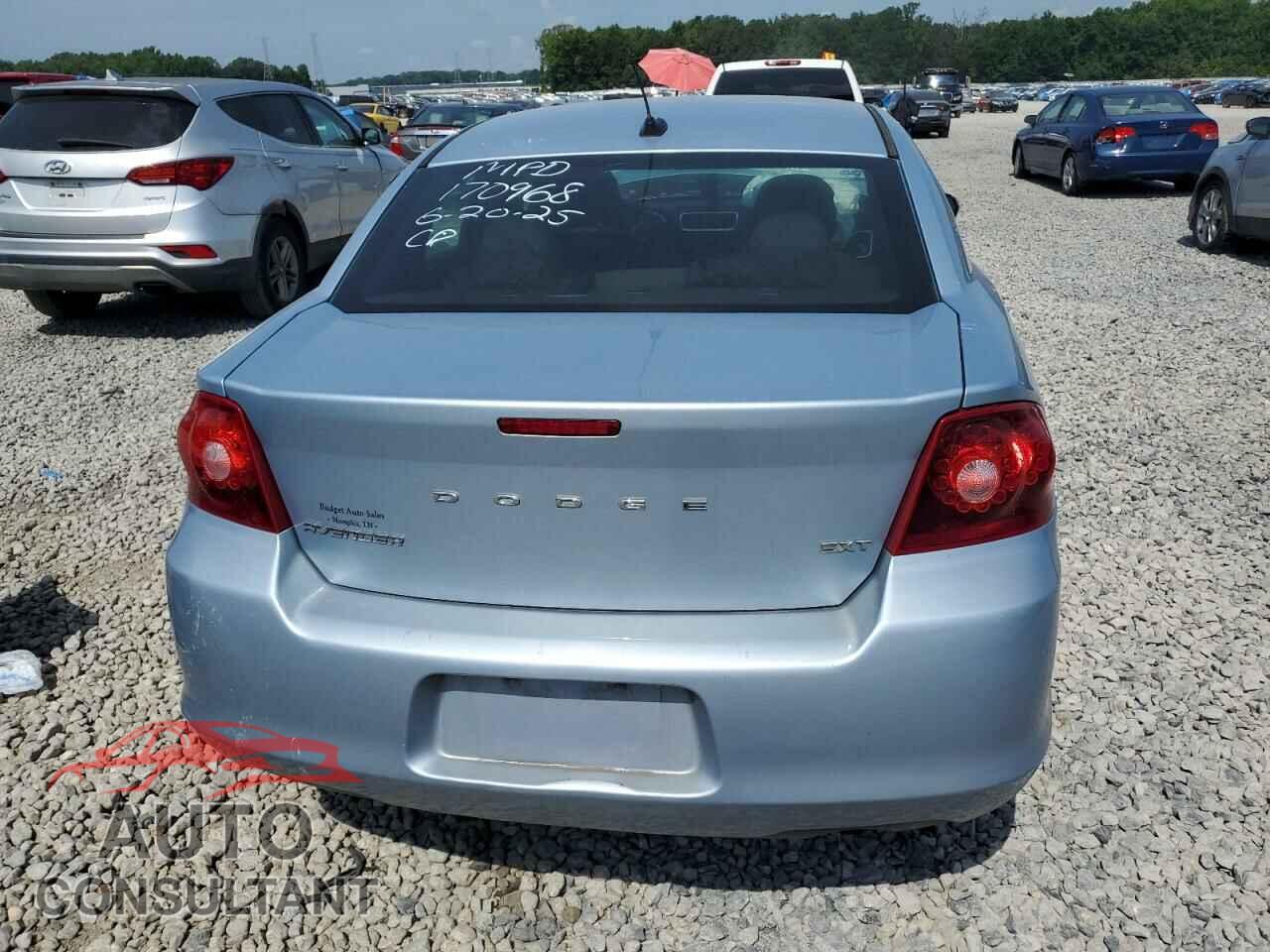 DODGE AVENGER 2013 - 1C3CDZCB6DN552134