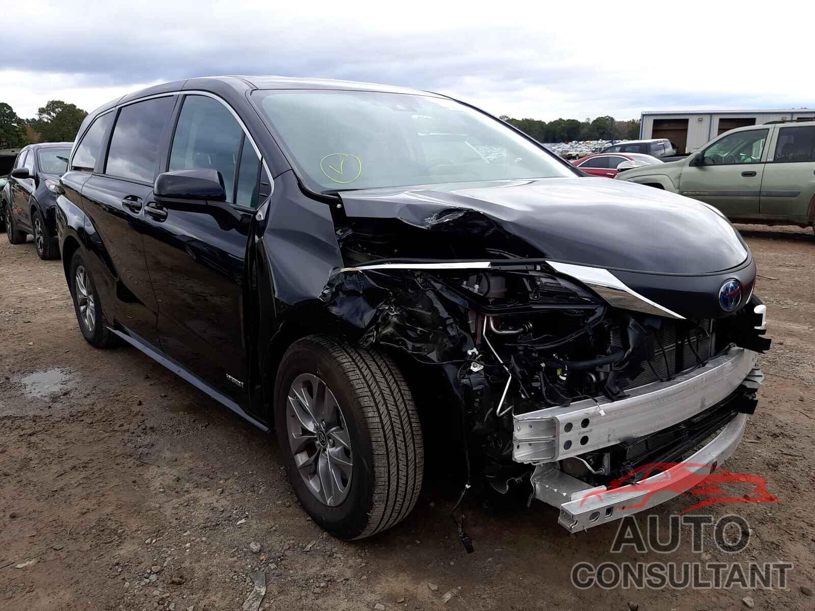 TOYOTA SIENNA 2021 - 5TDKRKEC6MS044651