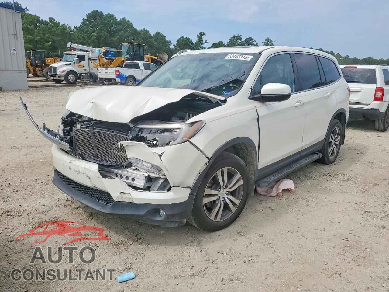 HONDA PILOT 2017 - 5FNYF6H74HB004491