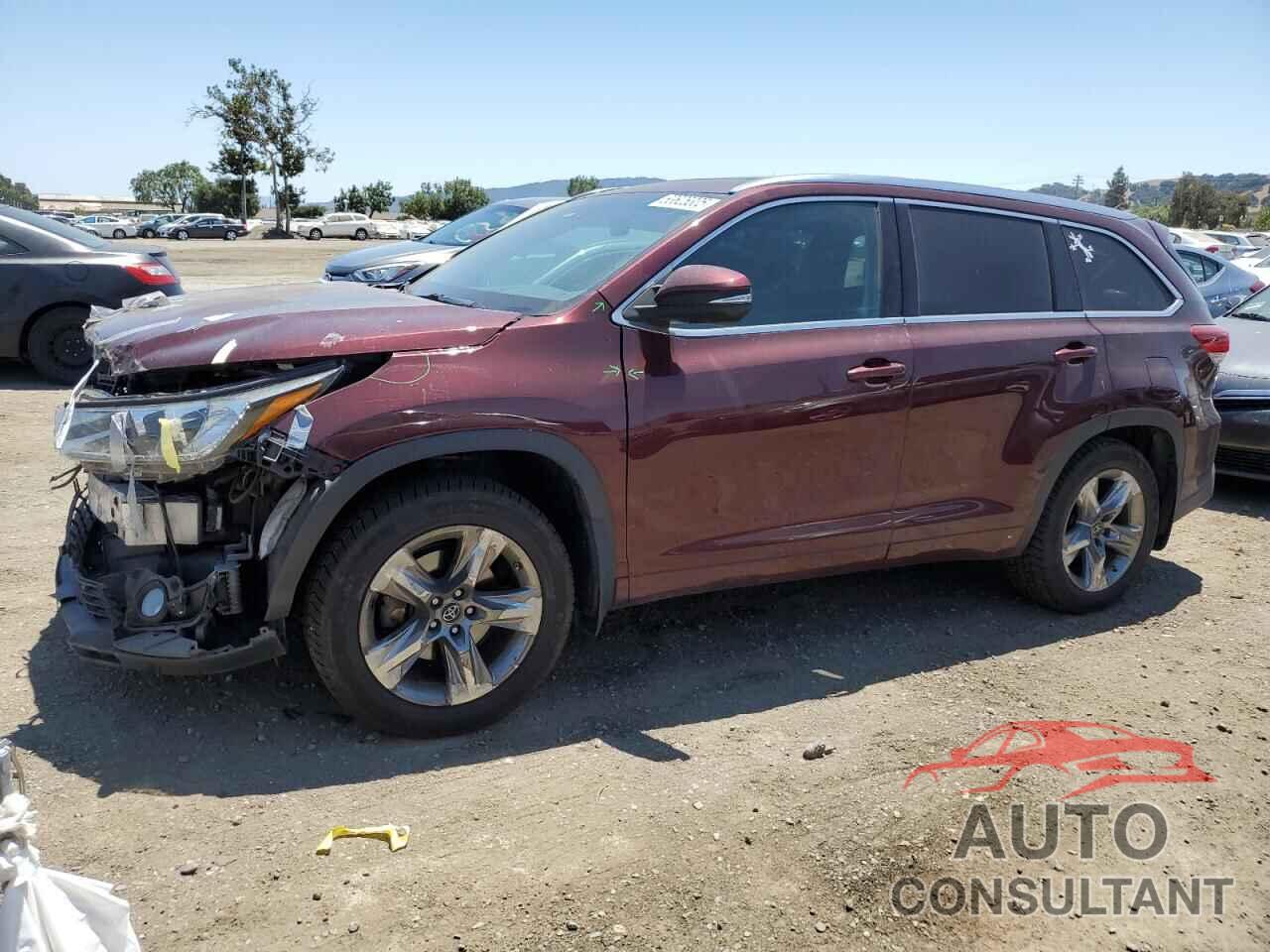 TOYOTA HIGHLANDER 2018 - 5TDDZRFH8JS907456