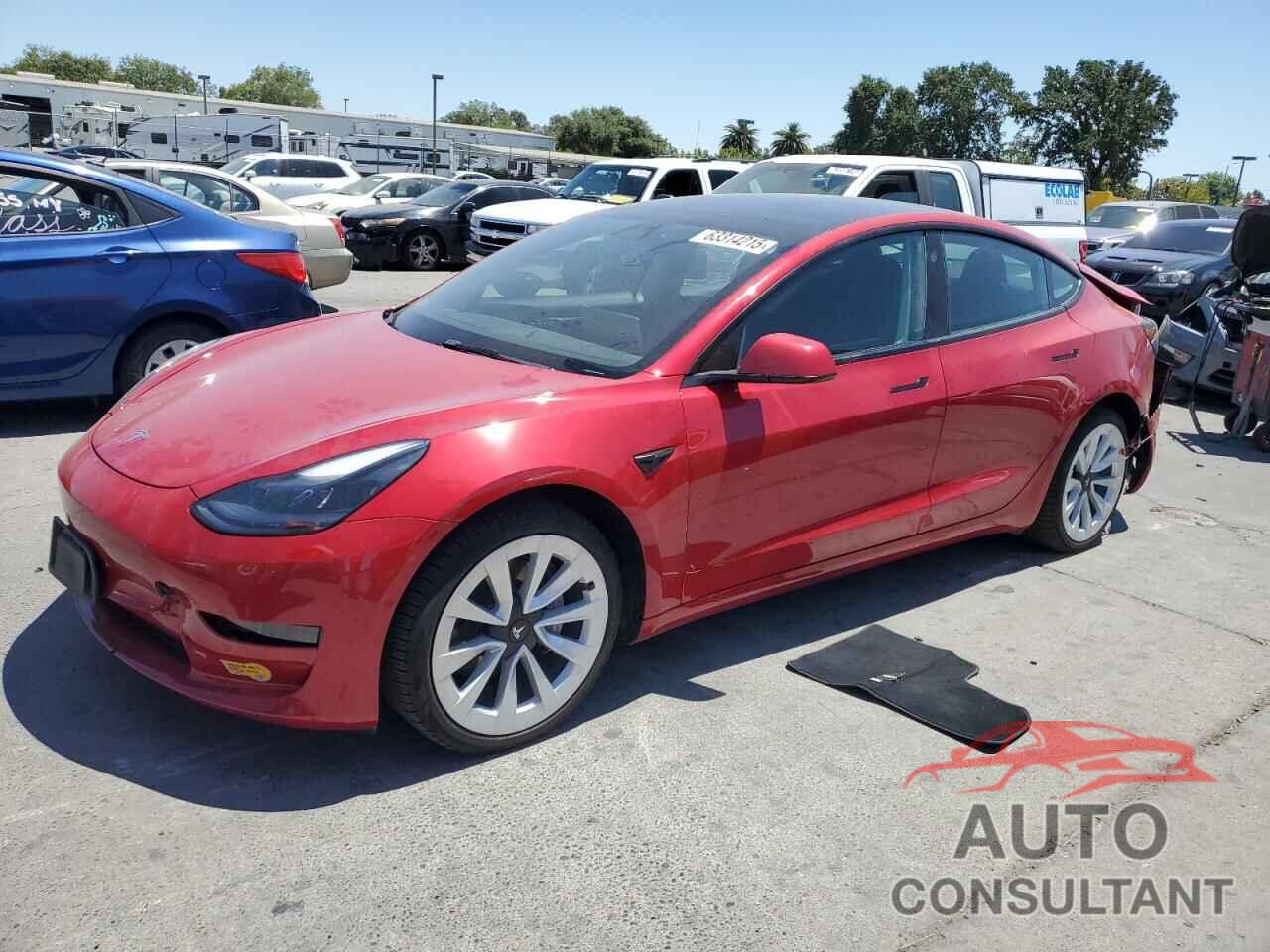 TESLA MODEL 3 2022 - 5YJ3E1EA8NF250326