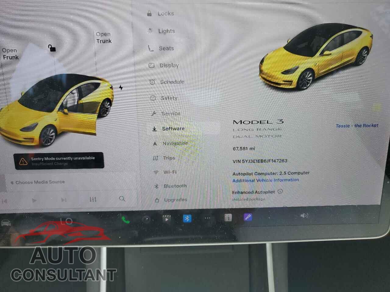 TESLA MODEL 3 2018 - 5YJ3E1EB6JF147263