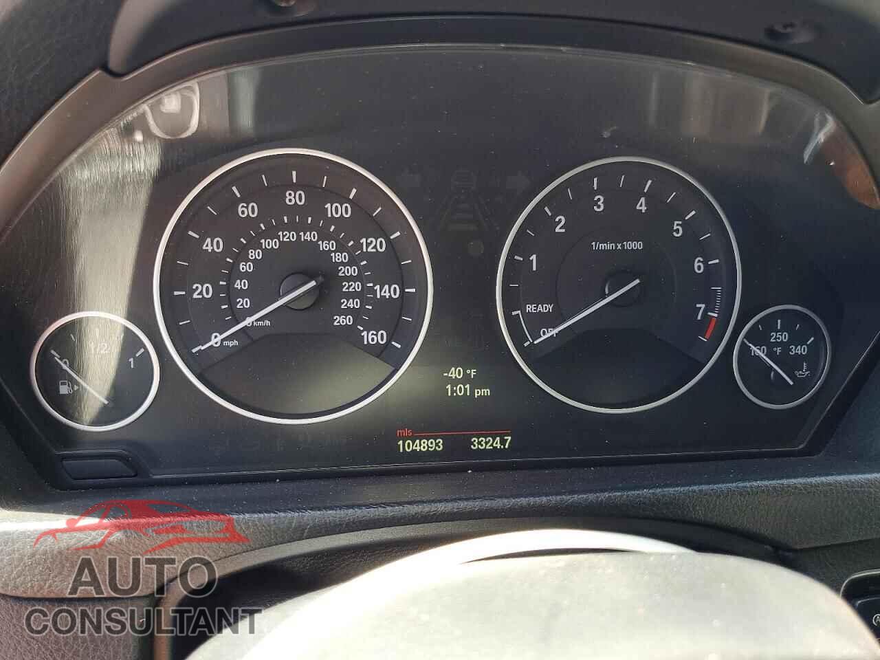 BMW 3 SERIES 2013 - WBA3C1C50DK103721