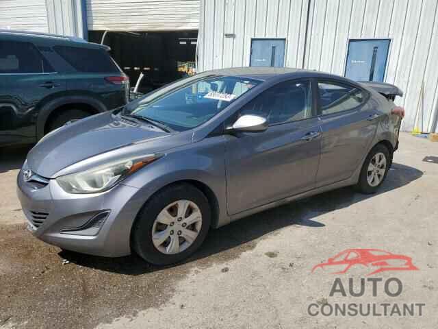 HYUNDAI ELANTRA 2016 - KMHDH4AE8GU643724