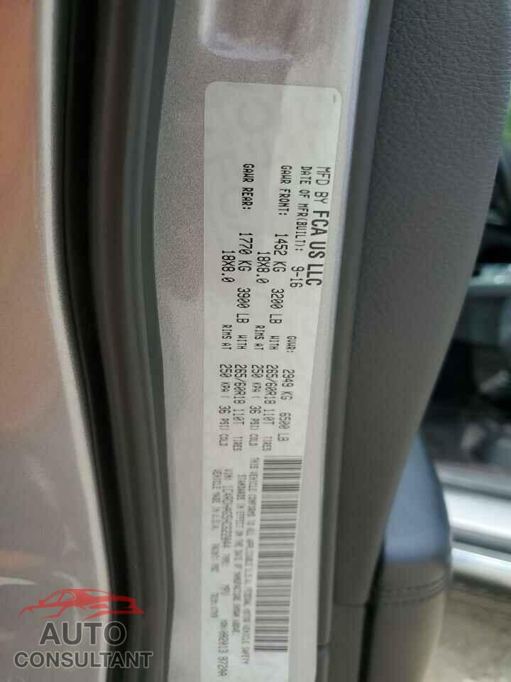 DODGE DURANGO 2017 - 1C4RDHAG5HC622044