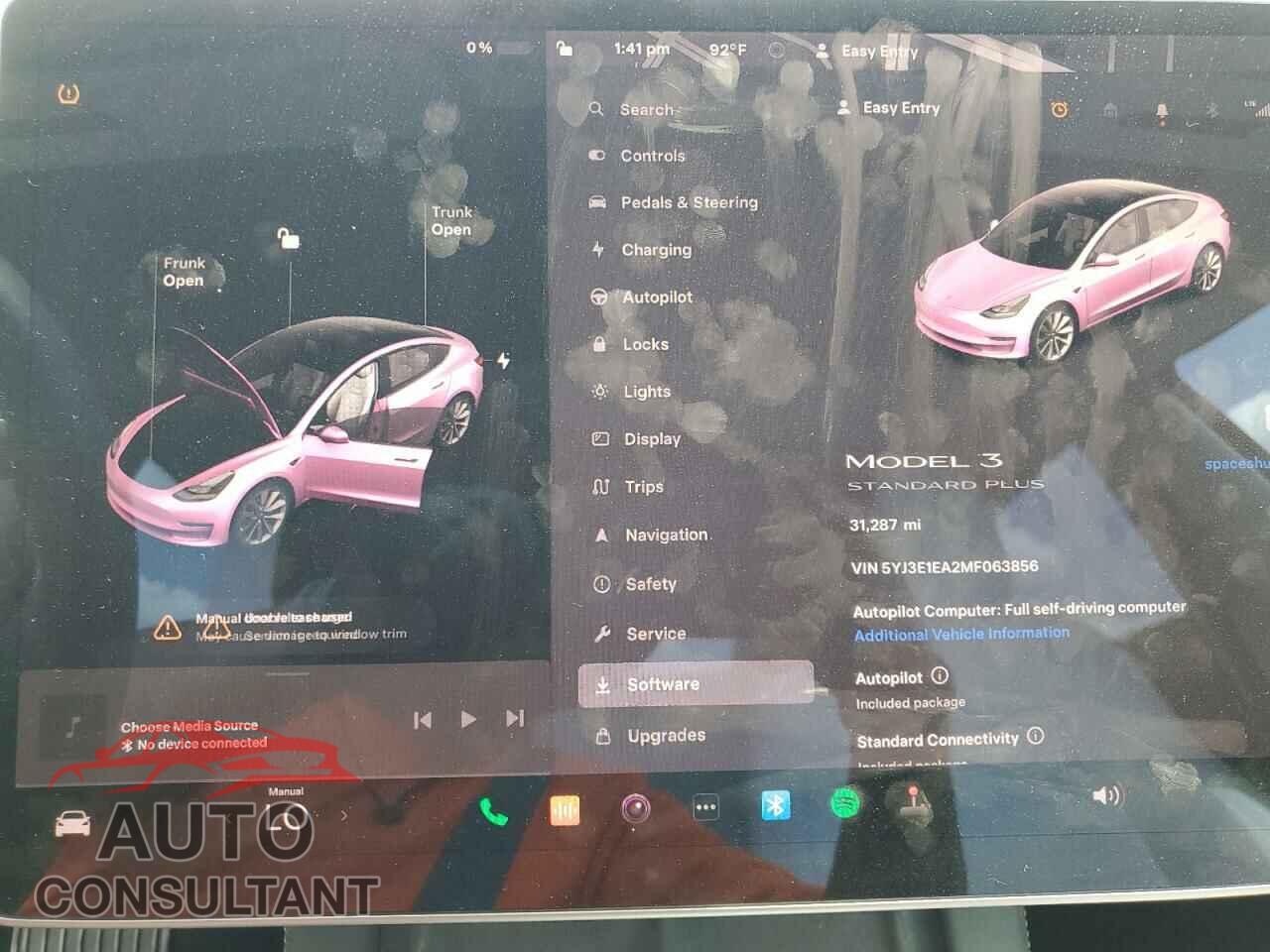 TESLA MODEL 3 2021 - 5YJ3E1EA2MF063856
