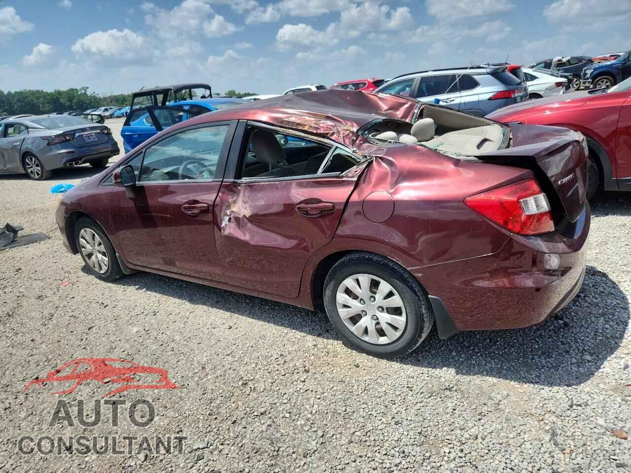 HONDA CIVIC 2012 - 19XFB2F56CE099650