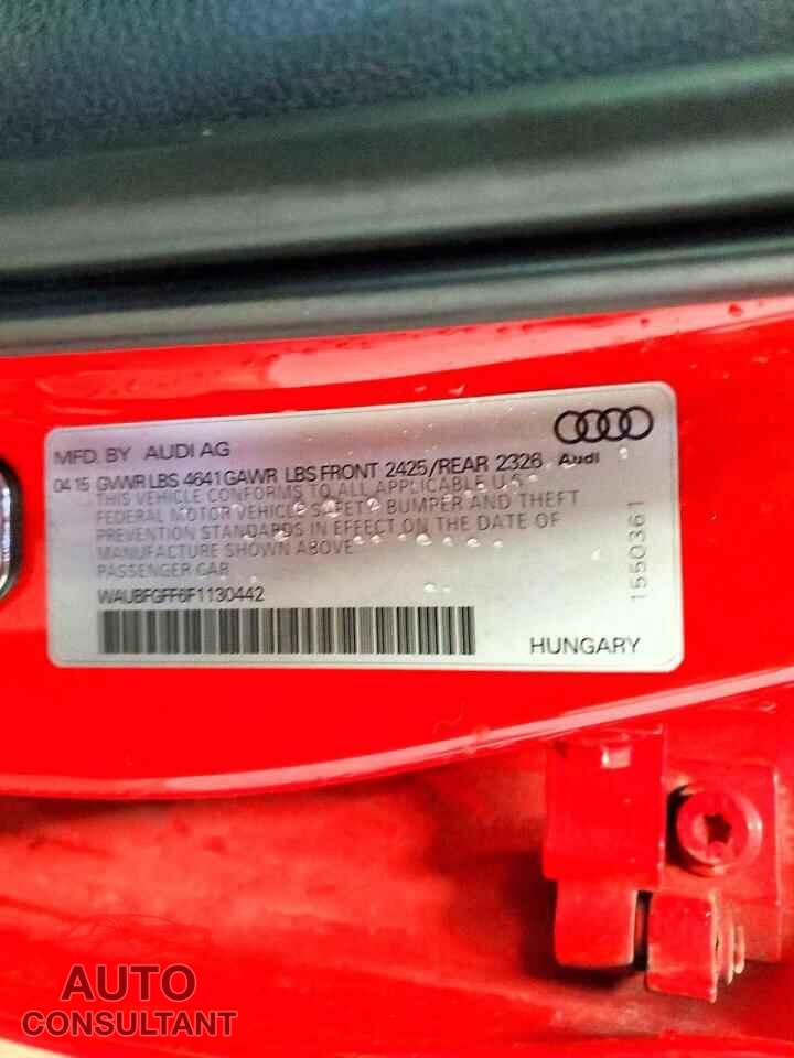 AUDI S3 2015 - WAUBFGFF6F1130442