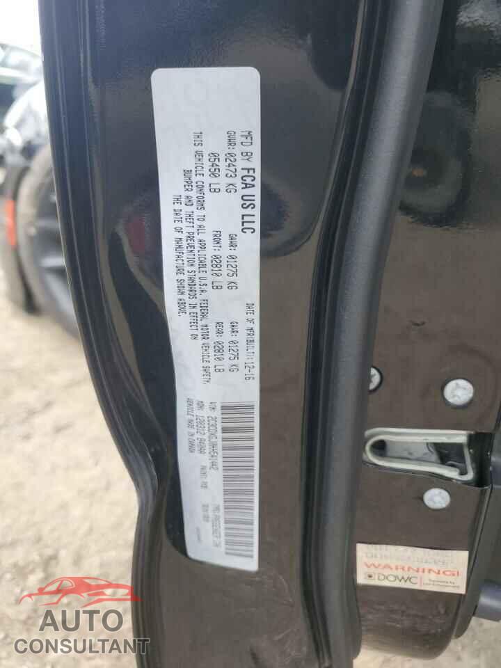 DODGE CHARGER 2017 - 2C3CDXGJ0HH541442