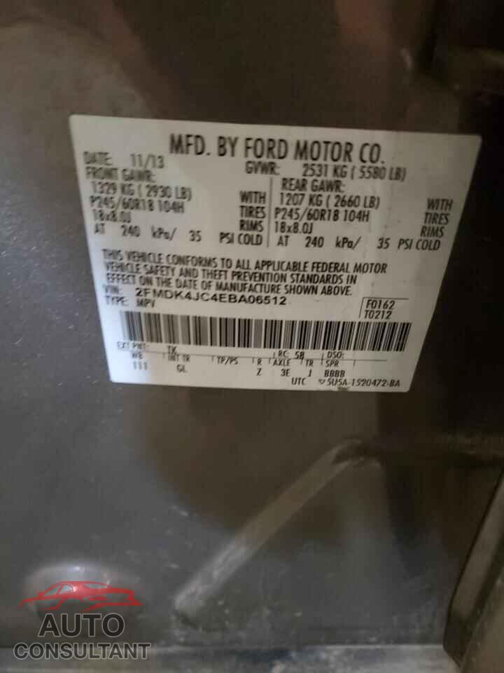FORD EDGE 2014 - 2FMDK4JC4EBA06512