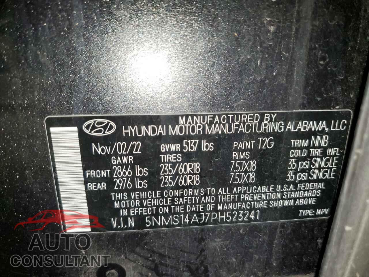 HYUNDAI SANTA FE 2023 - 5NMS14AJ7PH523241