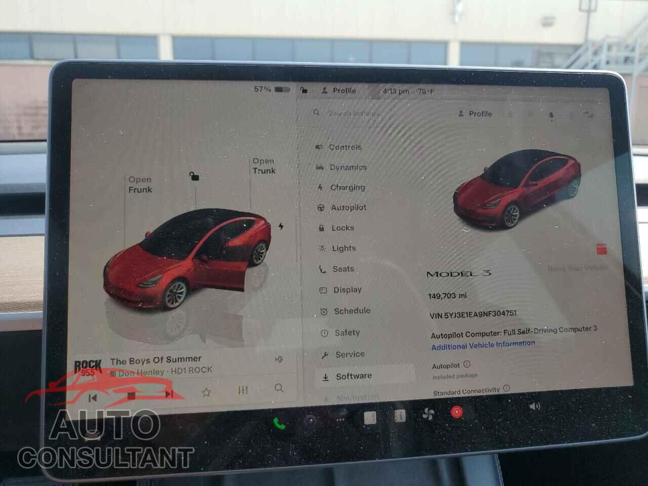 TESLA MODEL 3 2022 - 5YJ3E1EA9NF304751