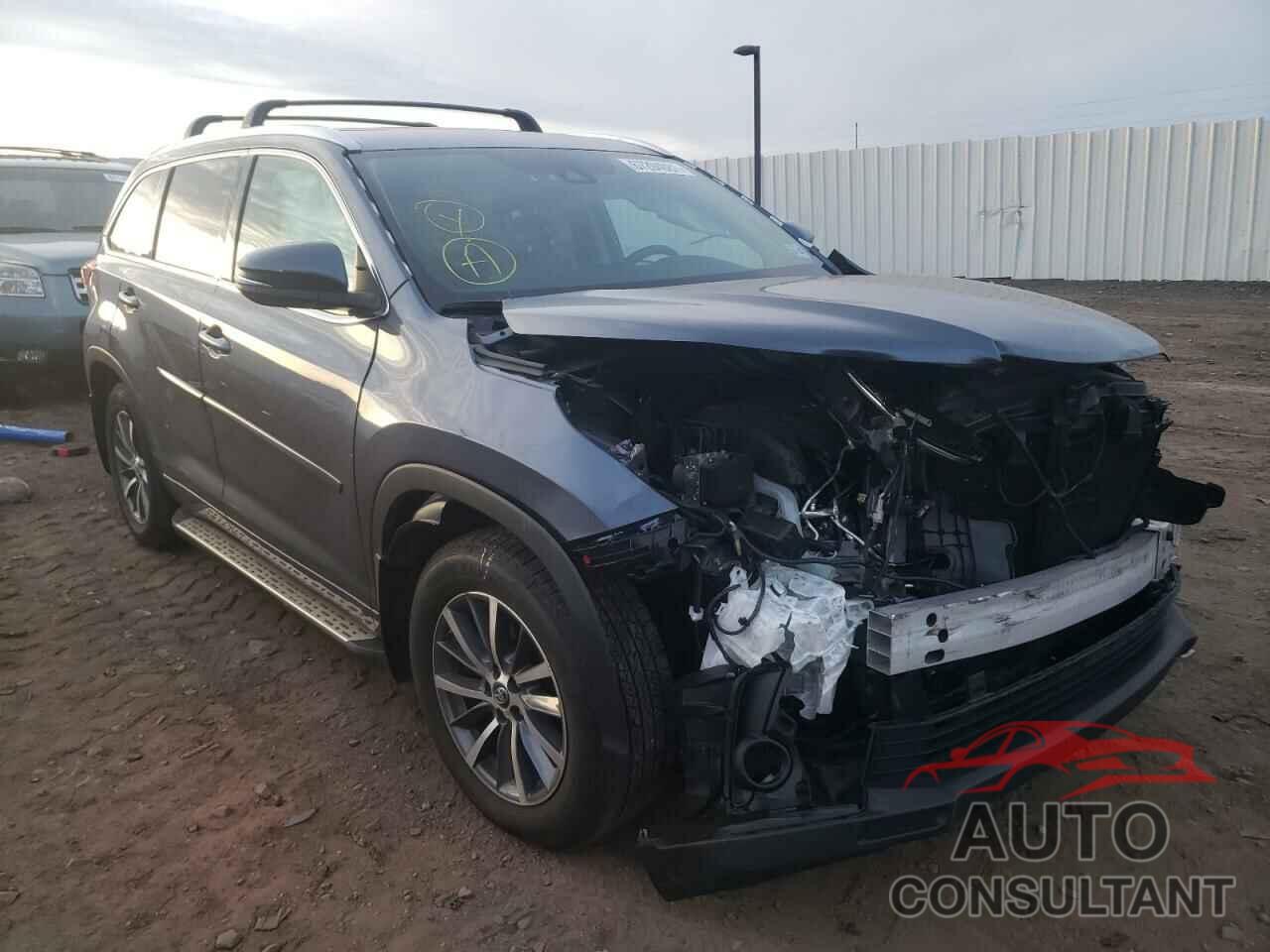 TOYOTA HIGHLANDER 2017 - 5TDJZRFH9HS394635