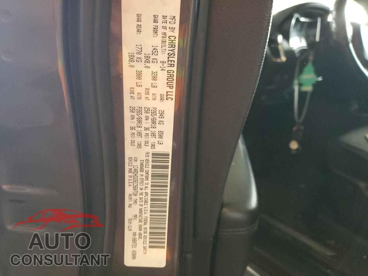 DODGE DURANGO 2014 - 1C4RDHDG5EC560720