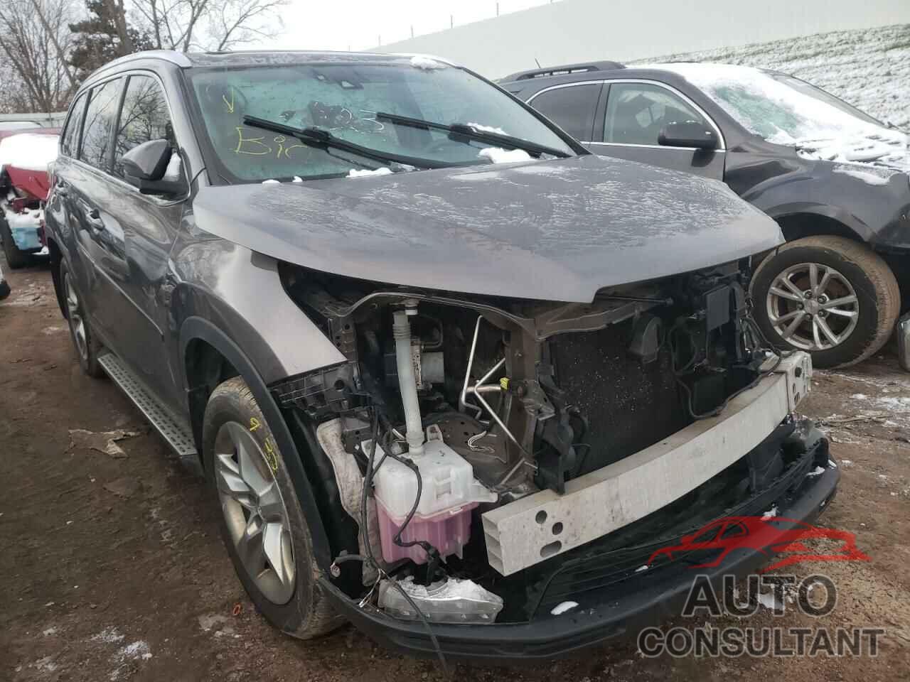 TOYOTA HIGHLANDER 2016 - 5TDDKRFH6GS242103