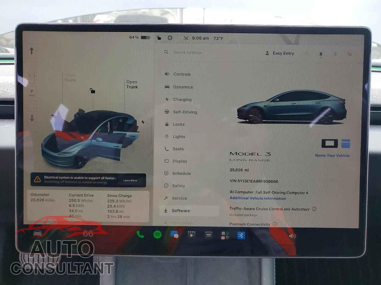 TESLA MODEL 3 2024 - 5YJ3E1EA8RF856666