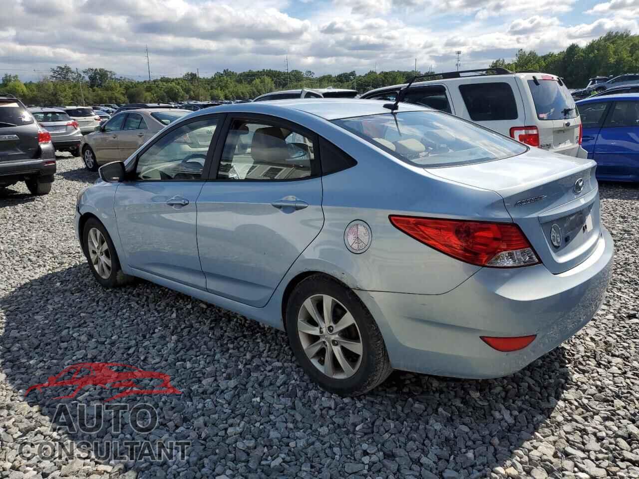 HYUNDAI ACCENT 2012 - KMHCU4AEXCU237493