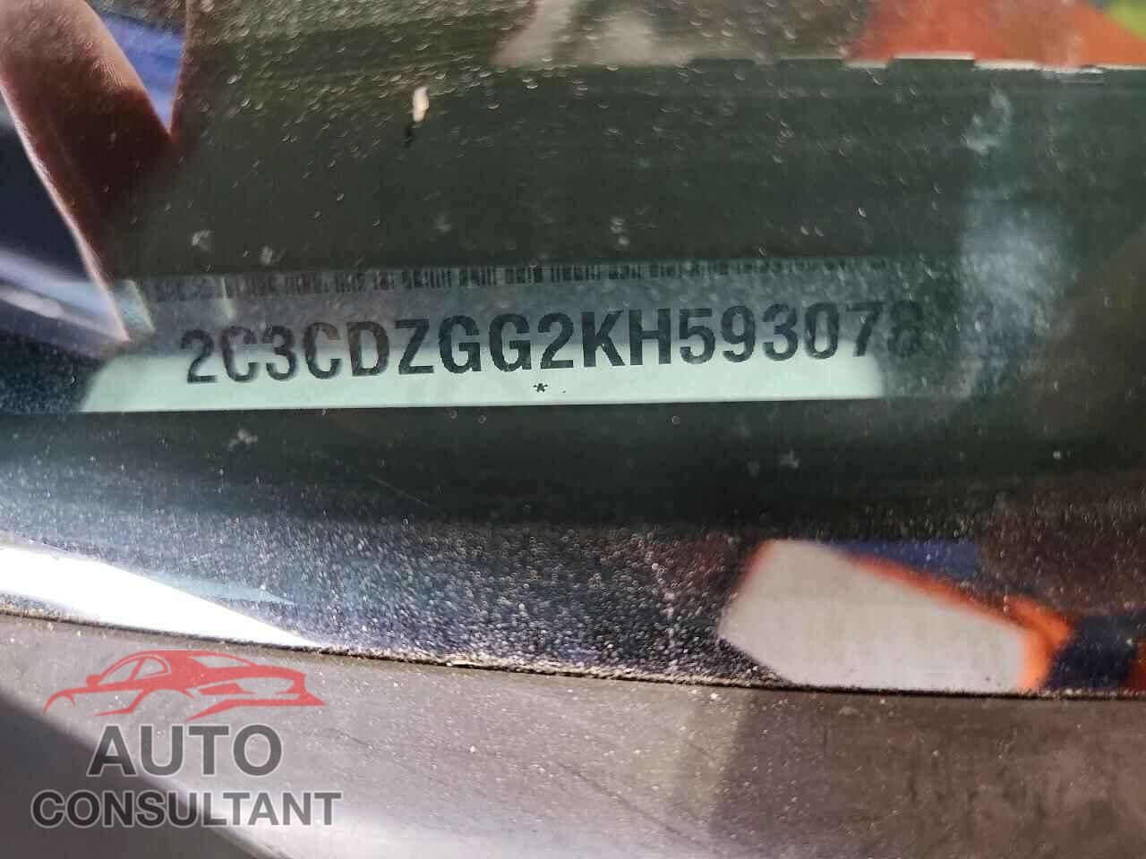 DODGE CHALLENGER 2019 - 2C3CDZGG2KH593078