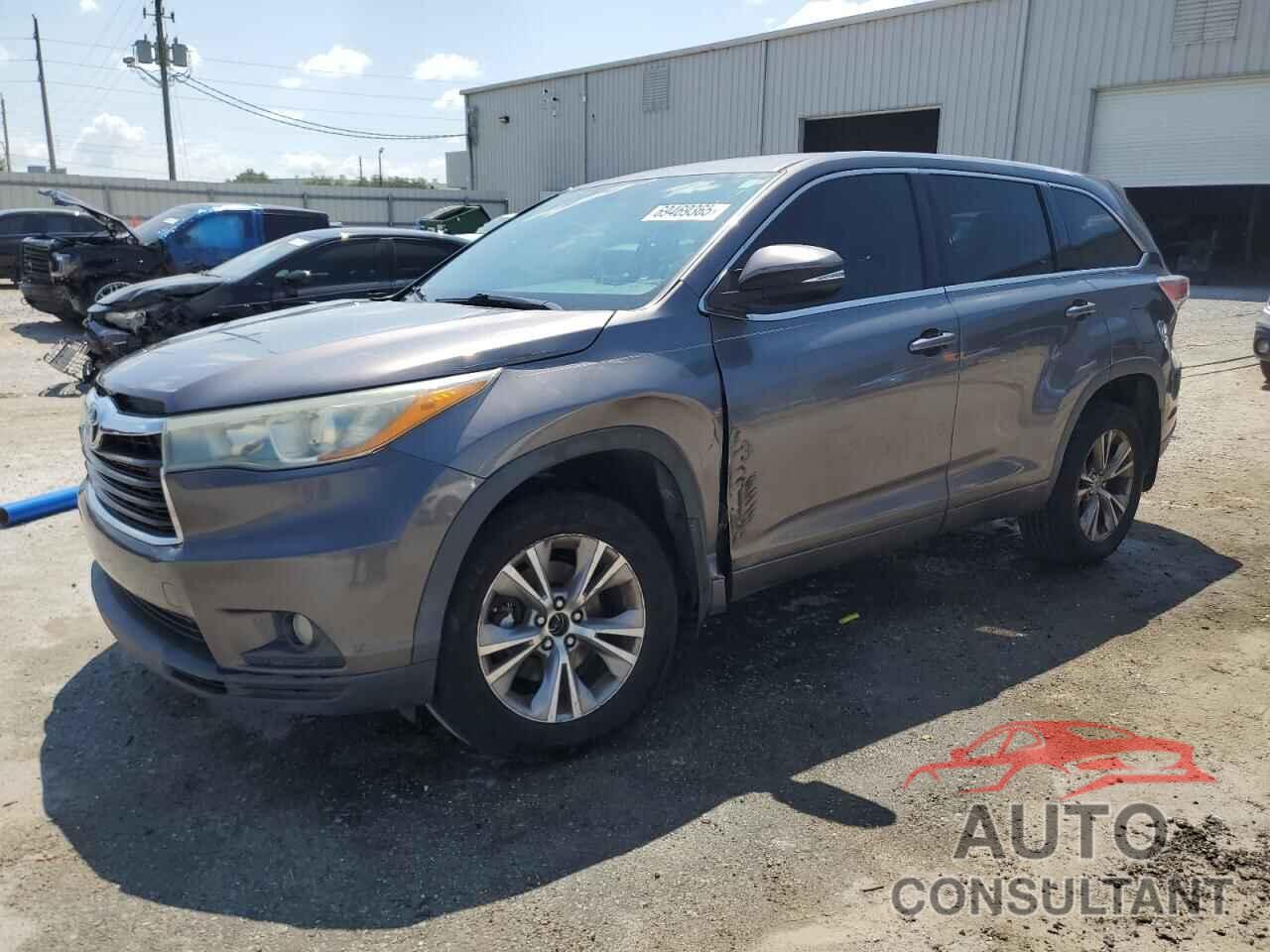 TOYOTA HIGHLANDER 2015 - 5TDBKRFH7FS183763