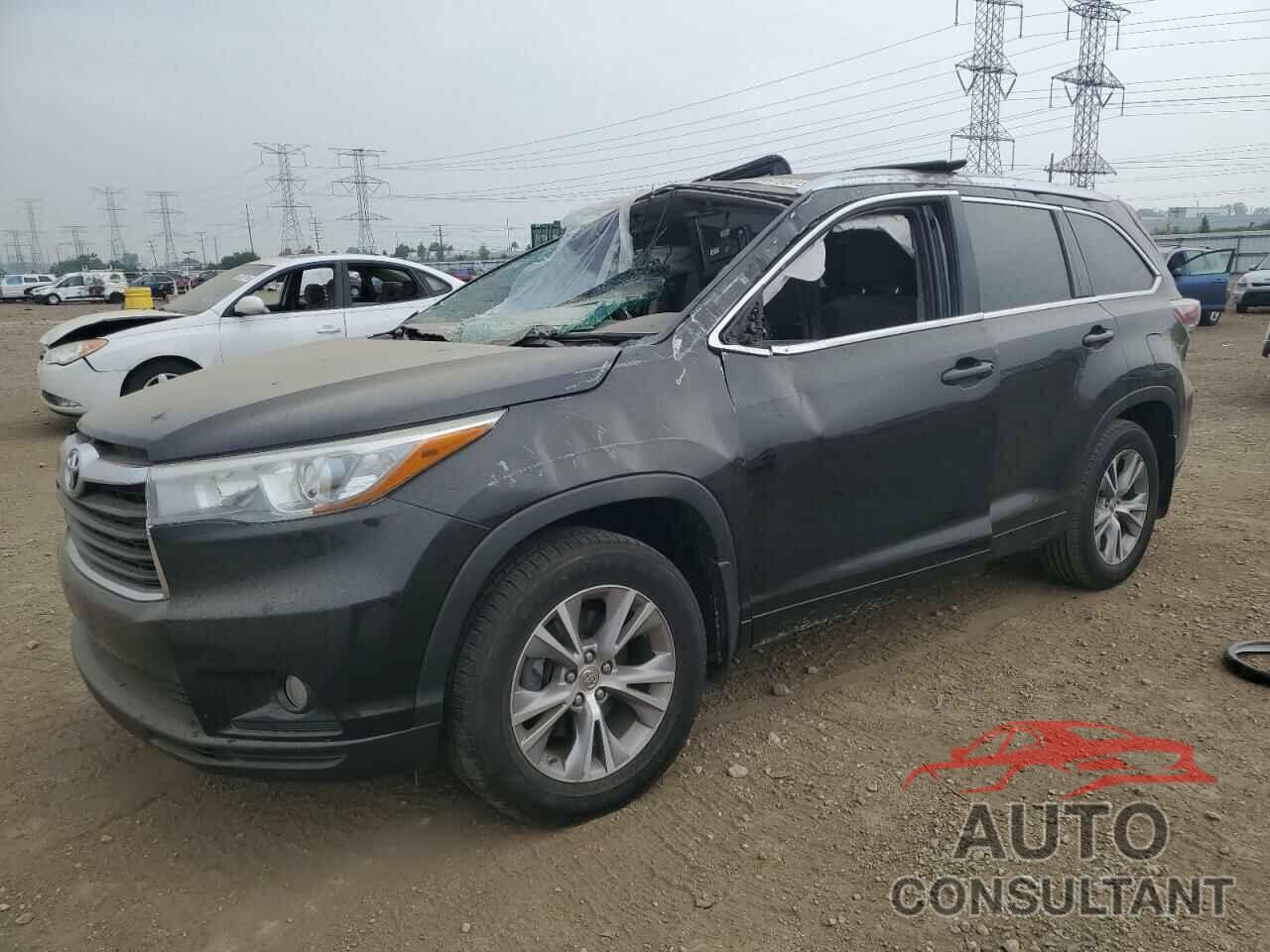 TOYOTA HIGHLANDER 2015 - 5TDJKRFH9FS086902