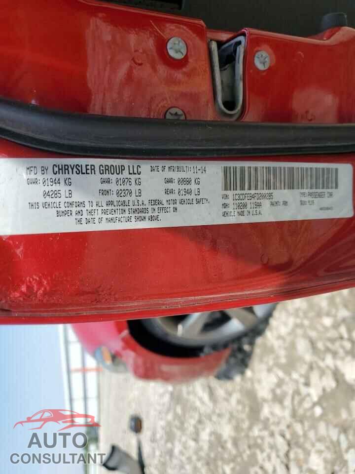 DODGE DART 2015 - 1C3CDFEB4FD200285